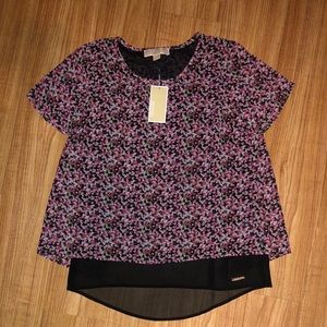 NWT Woman’s Michael Kors floral blouse